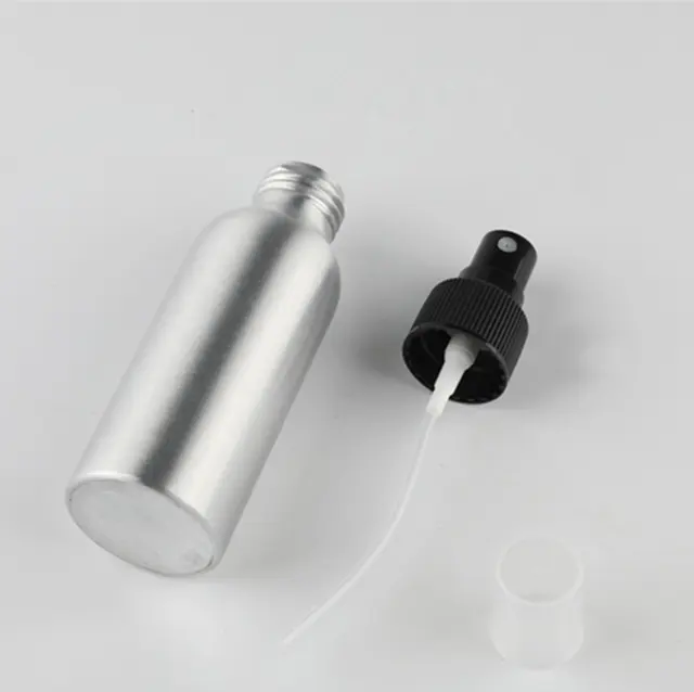 High Quality 30 120 250 Ml Silver Color Spray Bottle Empty Bottle Fine Mist Spray Aluminum Atomizer Bottle