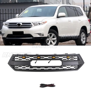 Pour Toyota Highlander 2012-2014 : Grille de pare-chocs avant, grilles de course, kit carrosserie, accessoires automobiles - Product Image 2