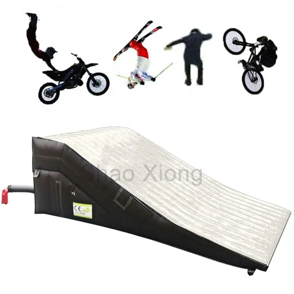 Sport estremi Gonfiabile Freestyle di Skateboard BMX Airbag Atterraggio Gonfiabili Rampa per BMX Della Bici