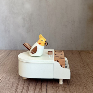 ブナ木鳥ピアノオルゴール巻き回転カレンダーホーム装飾クラフト卸売ギフト - Product Image 3