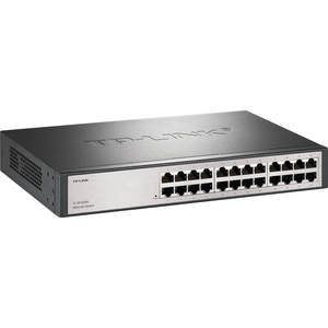 Commutateur Ethernet <span class=keywords><strong>TP</strong></span>-<span class=keywords><strong>Link</strong></span> <span class=keywords><strong>24</strong></span> ports 10/100 Mbps Full-Duplex, Table de tableaux d'adresses MAC 8K, Ports RJ45, Modèle TL-SF1024D, Capacité de commutation 100M - Product Image 2