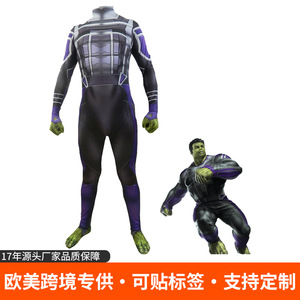 Costume de Hulk en Spandex à imprimé numérique pour Halloween, cosplay, spectacle, enfants, Avengers - Product Image 5