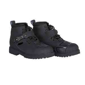 Bota de carreras de motos de talla grande ropa deportiva a prueba de viento con lona de cuero genuino - Product Image 1