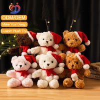 Peluche ours bouclé doux et mignon, jouet en peluche personnalisé pour la Saint-Valentin, jouet animal en peluche, compagnon pou