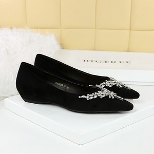 Women's Fashion Trend Anti-Slip Sexy Rhinestones Crystal Sequins Floral High Heels <b>Pumps</b> Square Toe Summer Spring Autumn Bridal - Product Image 3