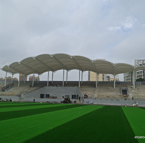 Estructura de Techo de Acero Ligero Tipo Arco Andy SF para <span class=keywords><strong>Estadio</strong></span> de Fútbol, Diseño de Techo para Gradas, Estructura de Techo para Tribunas - Product Image 1