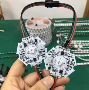 شريط إضاءة <span class=keywords><strong>Led</strong></span> بكسل عالي الطاقة WS2811 متحكم فيه DC12V مدخل <span class=keywords><strong>RGB</strong></span> قابل للعنونة بألوان كاملة مصباح بكسل - Product Image 6