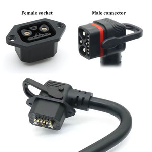 Conector de alimentación USB de descarga de litio constante con cable de alimentación y pin de señal en forma de <span class=keywords><strong>estrella</strong></span> para conjunto de carga de torre 2+1+7 - Product Image 5