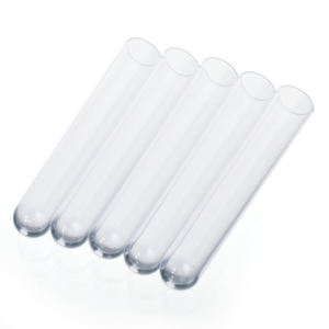 Tube à essai en verre borosilicate à fond rond et paroi épaisse, à bouche plate, résistant aux hautes températures, différentes tailles pour laboratoire - Product Image 2