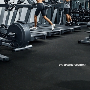 Tấm thảm cao su phòng tập thể dục không độc hại 50x50cm 100x100cm, thảm cao su chống rung, giảm sốc cho phòng tập thể dục - Product Image 5