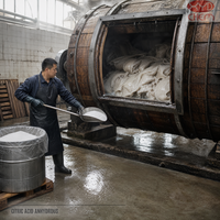 Acide citrique anhydre en poudre de qualité industrielle, agent détartrant pour bouilloire, machine à café, élimination de la rouille métallique, traitement de l'eau