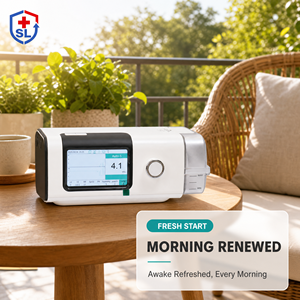 Auto <strong>CPAP</strong> <strong>Machine</strong> <strong>with</strong> Built-in <strong>Humidifier</strong> Smart Sleep Apnea Treatment for Home Use - Product Image 1