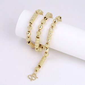 Bijoux JXX pour femmes, chaîne plaquée or, collier en or 14 carats pour hommes, chaîne Belcher - Product Image 3