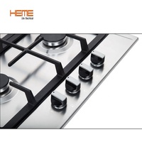 Cuisinière à gaz supérieure en acier inoxydable plaque de cuisson OEM ODM fournisseur 4 anneaux appareil de cuisine intégré pour un usage domestique