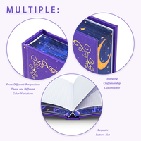 Libro de Tapa Dura Impreso Personalizado con Papel Kraft, Embalaje de Cartón con Papel Offset, Servicio de Estampado en Caliente, Logotipo Personalizado