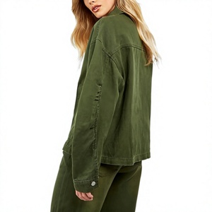 Chaquetas Bluson de Mezclilla para Mujer, Acabado Ecológico, Transpirable, Moderno, a la Moda, Personalizado, Elegante, en Venta - Product Image 6
