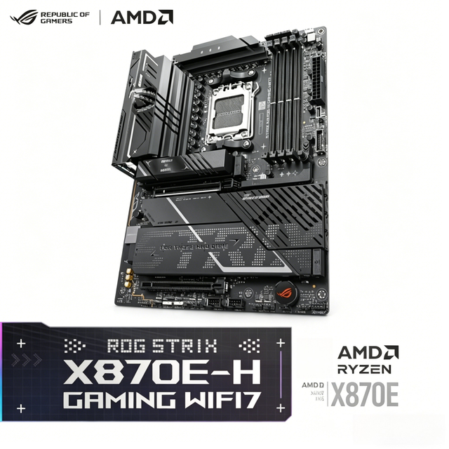 Brand New A-SUS ROG STRIX X870E-H GAMING WIFI7 Motherboard Socket AM5 4xDDR5 DIMM Support Ryzen 7000 9000G Series