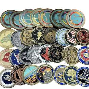 เหรียญรางวัลโลหะผสมสังกะสีเคลือบสีและเคลือบอบแบบกำหนดเอง ลายนูน 3 มิติ เหมาะสำหรับการสะสมขององค์กรในยุโรปและอเมริกา - Product Image 1