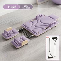 Planche de Pilates pliable et réglable en bois de chêne - Machine d'exercice pour studio de Pilates et yoga à domicile avec un design durable et écologique