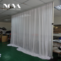 Tuyau et drapé portable vertical, pour décoration de scène, en stock, 2020
