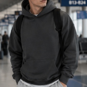 Sweat à capuche oversize 100 % coton pour homme, 480 GSM, haute qualité, <span class=keywords><strong>pull</strong></span> à capuche, ODM, haut en molleton style streetwear, vêtements d'hiver pour femme - Product Image 4