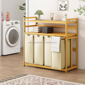 Cajonera de Almacenamiento Minimalista de Bambú SYT al por Mayor para Sala de Estar, Mueble de Hogar, Cajonera de Tela para Accesorios de <span class=keywords><strong>Juego</strong></span> - Product Image 1