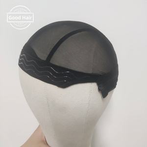 Gorro de Peluca de cúpula de malla para coser más fácil en el cabello gorro de tejido elástico gorro de peluca tejido con cremallera con redecillas de silicona - Product Image 1