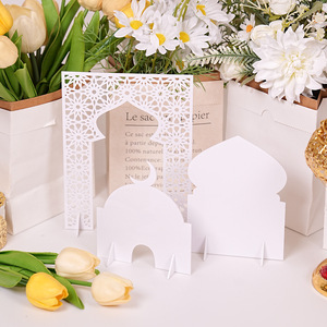 ZHIFAN regalos islámicos Ramadán Eid Mubarak mezquita forma Mehrab acrílico decoración del hogar con impresión Digital <span class=keywords><strong>de</strong></span> alta calidad - Product Image 4