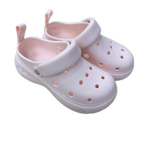Sepatu Clogs Wanita Model Sederhana DIY, Alas Tebal <span class=keywords><strong>EVA</strong></span>, Anti Selip, Bernapas, Tertutup, Cocok untuk Dalam & Luar Ruangan - Product Image 4