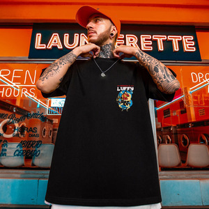 2025 nuova t-shirt giapponese a manica corta a forma di stile Hip-Hop di strada da uomo - Product Image 3