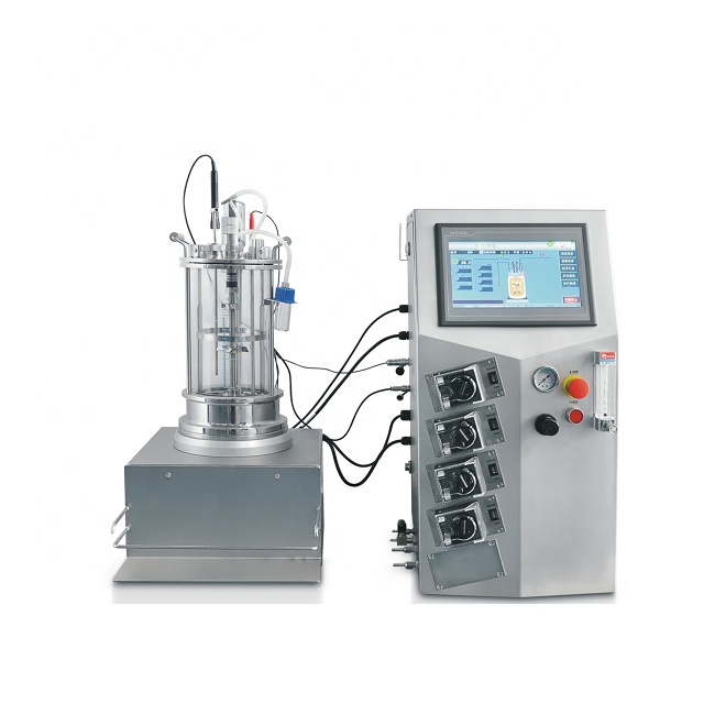 Настольный стеклянный биореактер, биореактер, ферментер, биореактер