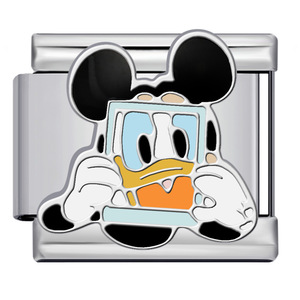 Bracciale Charm Italiano in Acciaio Inox con Serie di Personaggi Anime Argentati alla Moda, Adatto per <span class=keywords><strong>Gioielli</strong></span> Fai-da-Te - Product Image 3