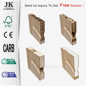 JHK-013 Juego Completo de <span class=keywords><strong>Puerta</strong></span> de MDF con <span class=keywords><strong>Marco</strong></span> Moldeado, Acabado Pintado, Resistente al Agua, para Interiores Modernos de Hotel, Tamaño Personalizado - Product Image 4