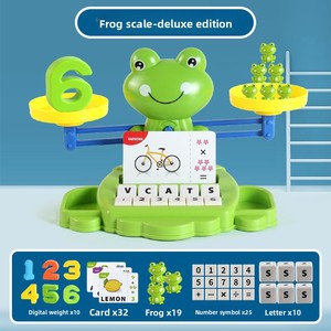 Nuevo Juego de Mesa de Equilibrio de Ranas de Plástico Mejorado <span class=keywords><strong>para</strong></span> Niños, Juego de Numerología, Pensamiento Lógico, Entrenamiento Interactivo <span class=keywords><strong>para</strong></span> Padres e Hijos - Product Image 3