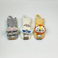 Nouveaux jouets en peluche gras en peluche réalistes chat jouets en peluche tête de tigre mignonne avec Matatabi cadeaux drôles pour chats