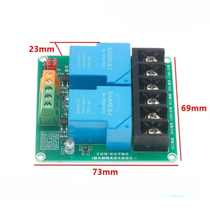 Módulo de relé de disparo de alto y bajo nivel de <span class=keywords><strong>2</strong></span> canales y 30 A, módulo de <span class=keywords><strong>control</strong></span> de automatización PLC para el hogar inteligente de 5 V, alta corriente de 5 V y 12 V - Product Image 2