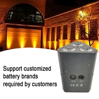 Projecteurs LED ABS 18W RGBWA avec contrôle DMX sans fil pour éclairage de scène de bar KTV