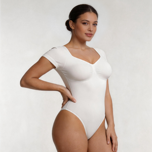 Culotte gainante sans couture taille haute pour <span class=keywords><strong>femme</strong></span>, dos nu, en tissu respirant et extensible, pour le sport et la natation, amincissante - Product Image 3