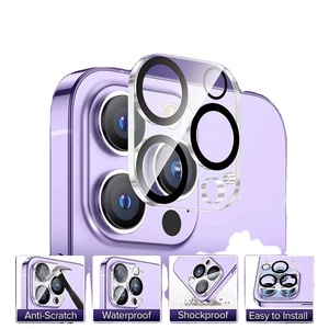 Protection d'objectif d'appareil photo pour <span class=keywords><strong>iPhone</strong></span>, verre trempé résistant aux rayures, compatible avec les séries X, XS, XR, <span class=keywords><strong>11</strong></span>, 12, 13, 14, 15 - Product Image 6