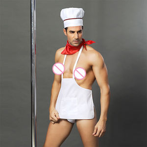 Gioco di ruolo da <span class=keywords><strong>uomo</strong></span> che cucina <span class=keywords><strong>abbigliamento</strong></span> <span class=keywords><strong>Sexy</strong></span> grembiule da <span class=keywords><strong>uomo</strong></span> e biancheria intima due set di biancheria intima da <span class=keywords><strong>uomo</strong></span> Lingerie <span class=keywords><strong>Sexy</strong></span> - Product Image 2