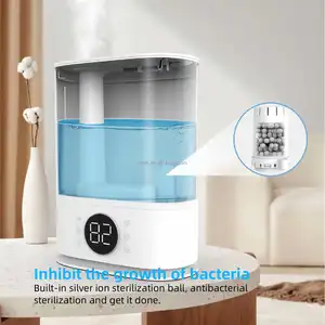 เครื่องใช้ไฟฟ้าภายในบ้าน6l ดิจิตอลจอแสดงผลคู่หัวฉีดน้ำมัน Diffuer ผลิตภัณฑ์ Air Humidifier