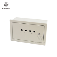 Boîtier de distribution électrique en acier au carbone, boîte de jonction encastrée, coffret en tôle, panneau de commande