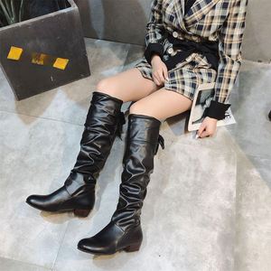 2025 Herbst und Winter Damenstiefel für den Außenhandel, Stiefel für Frauen, Hochhackige Elastische Stiefel von Herstellern - Product Image 2