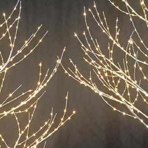 Guirlande lumineuse intérieure romantique en fil de cuivre blanc chaud nouvelles lumières décoratives d'arbre de baies à piles pour le plastique de Noël - Product Image 6