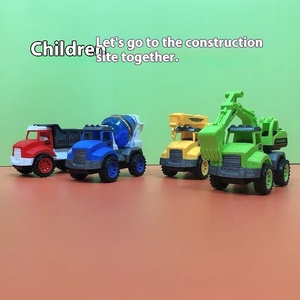 Jouets <span class=keywords><strong>de</strong></span> construction <span class=keywords><strong>de</strong></span> véhicules à friction, ensemble <span class=keywords><strong>de</strong></span> camions porte-voitures avec modèle miniature en métal moulé sous pression 1:64, jouets pour enfants, filles et garçons - Product Image 4