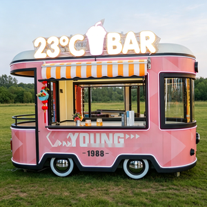 Wholesale Mobile Food Cart Outdoor Kitchen Ready Export Food Truck <b>Trailer</b> Restaurant Equipment Food Cart - Product Image 1