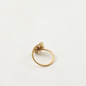 Anello Antistress di Lusso a Forma di Margherita <span class=keywords><strong>per</strong></span> Donne, Anello Impilabile in Acciaio Inossidabile, Anello Aperto con Zirconia Cubica - Product Image 3