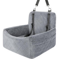 Siège de voyage pour animaux de compagnie, moderne, entièrement amovible, en mousse à mémoire de forme durable, pour chats et chiens, lit surélevé de luxe pour chien, housse amovible