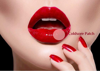 Nouveau patch hydrocolloïde oral pour herpès labial, certifié CE Classe II, adhésif discret et doux, traitement sûr pour les lèvres, consommables médicaux