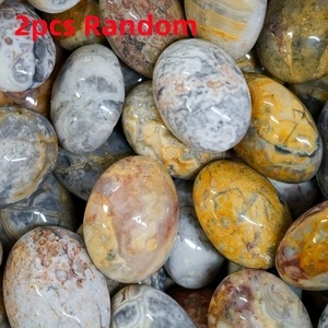 Pierre de paume en agate folle de haute qualité en gros pour la décoration de la maison et les décorations de Feng Shui, accessoire élégant - Product Image 6